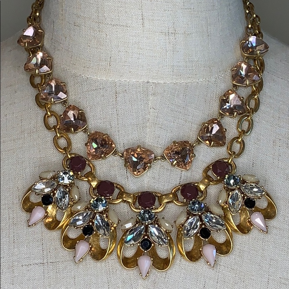 J Crew Classic Stone Necklace